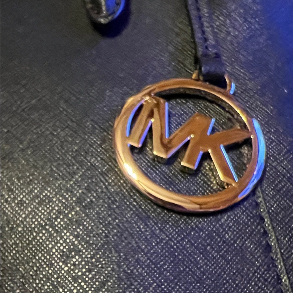 Michael Kors Black Tote with Gold Details - Picture 2 of 8
